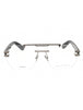 0584 - SHINY GUNMETAL/Clear demo lens