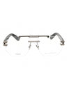 0584 - SHINY GUNMETAL/Clear demo lens