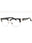 0Z21 - Marbled Black /clear demo lens