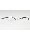 C02 - Shiny Silver/Gold / Clear Lens