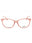 733 - Peach / Clear Lens