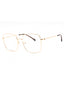006J 00 - GOLD HAVANA/Clear demo lens