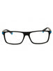 00VK 00 - Matte Black Blue/clear demo lens