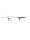 08AS - SEMI-MATTE BLUE/clear demo lens