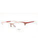 07L2 - SEMI-MATTE RED/clear demo lens