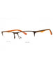 090L - SHINY DARK BROWN/Clear demo lens