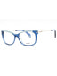 0955 - SHINY TRANSPARENT BLUE/clear demo lens