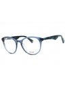 0955 - SHINY TRANSPARENT BLUE/clear demo lens