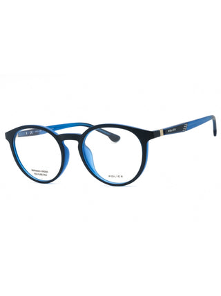 Police VPL878 injected propionate Round Men's Eyeglasses