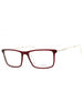06RZ - Bordeaux Top/Crystal/Clear demo lens