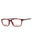 0D41 - SEMI-MATT RED/Clear demo lens