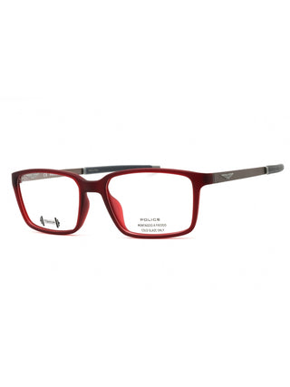 Police VPLF85M injected propionate Rectangular Men's Eyeglasses