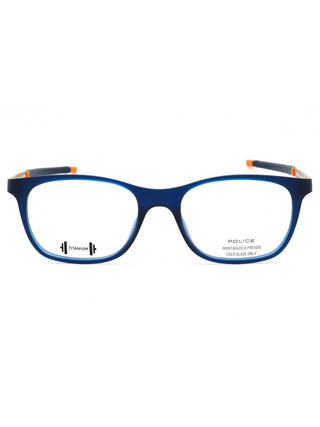 Police VPLF86 plastic Oval Men's Eyeglasses