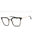 0301 - Striped Black / Clear Lens