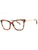 09YB - SHINY ORANGE HAVANA/clear demo lens