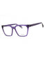 0U55 - SHINY TRANSPARENT DARK PURPLE/clear demo lens