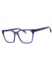 0U55 - SHINY TRANSPARENT DARK PURPLE/clear demo lens