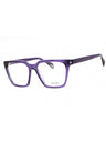 0U55 - SHINY TRANSPARENT DARK PURPLE/clear demo lens