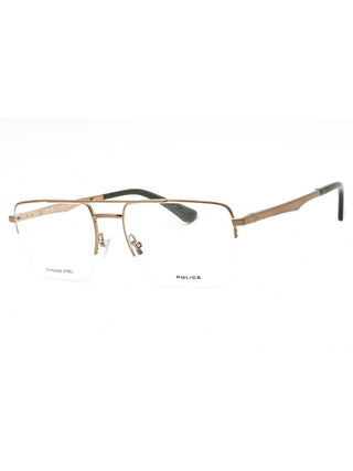 Police VPLG71  Metal Rectangular Men's Eyeglasses