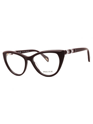 Police VPLL31M eyeglasses featuring a sleek, lightweight metal frame in a modern rectangular design.