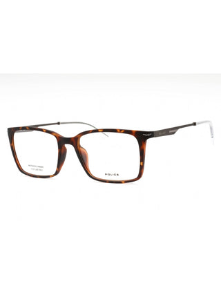 Police VPLL62 plastic Rectangular Men's Eyeglasses
