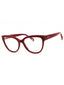 0U17 - SHINY CHERRY RED/clear demo lens