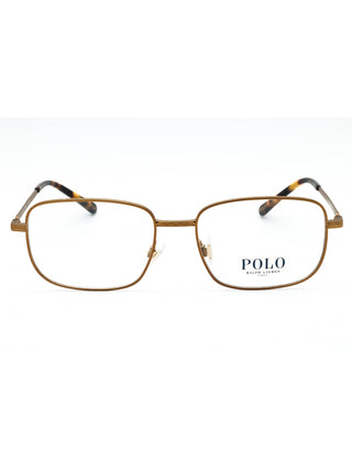 Polo Ralph Lauren 0PH1218 men's rectangular eyeglasses featuring a sleek metal frame in a classic design.