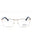 9001 - Semishiny Silver /Clear demo lens