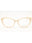 6057 - Cream White/Clear demo lens