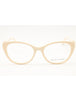 6057 - Cream White/Clear demo lens