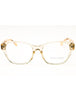 6111 - Transparent Beige Brown/clear demo lens