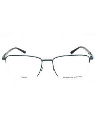 Porsche P8730 eyeglasses with brown and black frames, clear demo lenses, and a sleek, modern design.