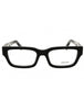 16K1O1 - Black/clear demo lens