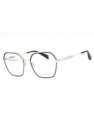 Rag and Bone RNB 3072/G  Metal Round  Women's Eyeglasses