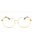 9004 - Shiny Gold/clear demo lens