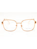 9329 - Shiny Rose Gold/clear demo lens