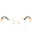 9478 - Semi Bright Pale Gold/clear demo lens