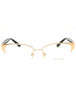 9478 - Semi Bright Pale Gold/clear demo lens
