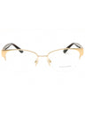 9478 - Semi Bright Pale Gold/clear demo lens