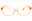 6110 - Transparent Peach Pink/Clear demo lens