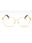 0400 - Yellow Gold/Clear demo lens