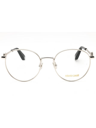 Roberto Cavalli VRC047 eyeglasses featuring a sleek, premium frame with signature gold-tone temple detailing.