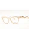 09X7 - SHINY BEIGE/clear demo lens