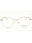710 - GOLD/clear demo lens