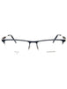 463 - BLUE/LIGHT RUTHENIUM/clear demo lens