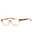 231 - TRASPARENT BROWN/BROWN MARBLE/clear demo lens