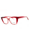 617 - TRANSPARENT BURGUNDY/ANTIQUE/clear demo lens
