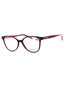 612 - TRANSPARENT WINE/BURGUNDY/Clear demo lens