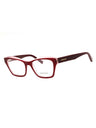 614 - BURGUNDY/ROSE/Clear demo lens