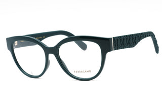 Salvatore Ferragamo SF2957EN injected propionate Round  Women's Eyeglasses